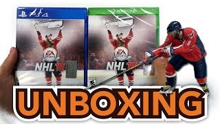 EA Sports NHL 16 PS4Xbox One Unboxing [upl. by Nirda88]