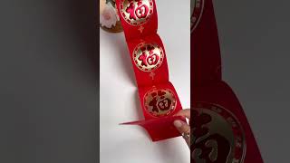 You can make a super simple MidAutumn Festival lantern with six red envelopes Lets try it tog [upl. by Camp]