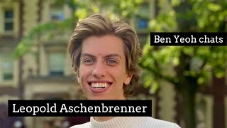 Leopold Aschenbrenner chats with Ben Yeoh on existential risk growth and valedictorian efficiency [upl. by Alenairam]