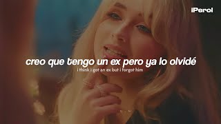 Sabrina Carpenter  Nonsense Español  Lyrics  video musical [upl. by Merrill]