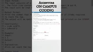 Accenture On campus coding questions 2023 [upl. by Christal]