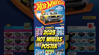 Unveiling 2023 Hot Wheels Poster MUST HAVE [upl. by Eisus]