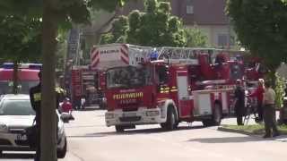 Einsatz während Tag der offenen Tür ELW  DLK FF Freising [upl. by Terchie]