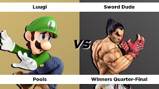 No Time To Tilt  Pools WQF  Luugi Luigi vs Sword Dude Kazuya [upl. by Ashbey]