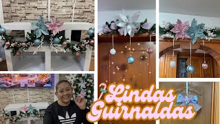 🎄DECORA TUS PUERTAS PARA NAVIDAD GUIRNALDAS NAVIDEÑAS 🎅 [upl. by Nobie]