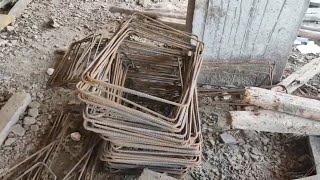 Rebar Stirrups How to make Stirrups on site [upl. by Cristal]