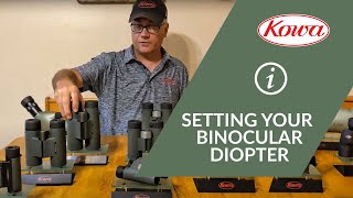 Setting Your Binocular Diopter [upl. by Oirottiv936]