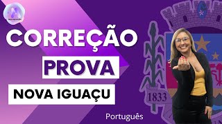 Correção da Prova de Nova Iguaçu  Língua Portuguesa [upl. by Aitsirhc]