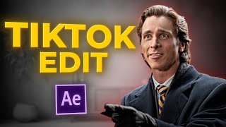 HOW TO Make TikTok Edits I After Effects Beginner Tutorial [upl. by Ailuy]