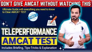 AMCAT Test for Teleperformance  Teleperformance Assessment Test  AMCAT PART 2 [upl. by Airdnax]