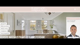 Te koop Eerste Nassaustraat 121 Amsterdam  Hoekstra en van Eck Makelaars  Méér Makelaar [upl. by Horodko]