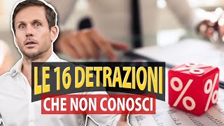 Le 16 DETRAZIONI FISCALI che nessuno conosce  Avv Angelo Greco [upl. by Ibed616]