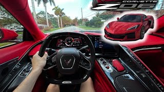 LOUD C8 CORVETTE Z06 DRIVE POV CAT DELETE 670 Hp [upl. by Amby]