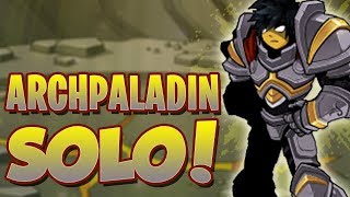 AQW  ArchPaladin Class Solo BEST Damage Reduction [upl. by Yenobe]