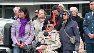 Remembrance Day 2024 in Bobcaygeon [upl. by Pretrice]