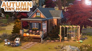 Autumn Tiny Home 🍂  The Sims 4 Speed Build [upl. by Lavena]