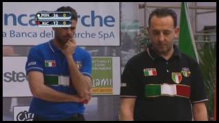 Master Boccette 2016 Fermo  Ricci Vs Minoccheri  Semifinale [upl. by Yvaht]