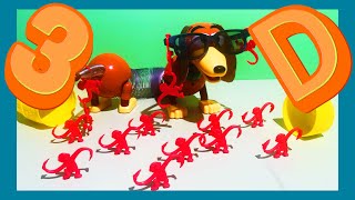 Slinky Dog TOY STORY 3 IN 3D [upl. by Earehs144]