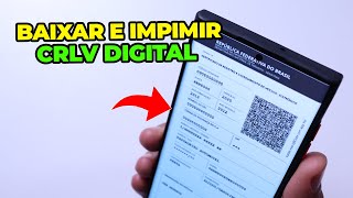 Como ATIVAR BAIXAR OU IMPRIMIR CRLV digital no celular 2024 [upl. by Kho517]