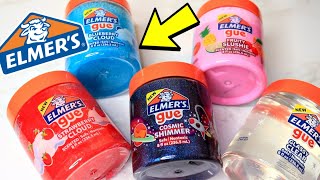 TOP SECRET NEW ELMERS SLIME REVIEW [upl. by Burnham]