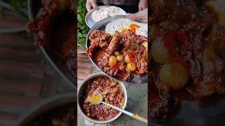 Rajasthani Mutton 🔥full recipeJaipur food tourIndian food recipeCloud kitchen [upl. by Annoynek]