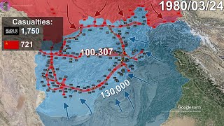 The SovietAfghan War using Google Earth [upl. by Nnyltak53]