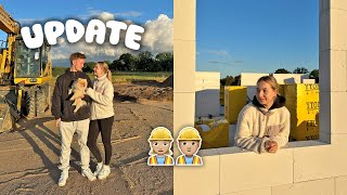 Haus Update👷🏼‍♀️ Das Erdgeschoss steht😍🔑 [upl. by Einej]