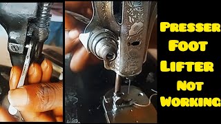 How to fix your PRESSER FOOT LIFTER not working [upl. by Eleets]