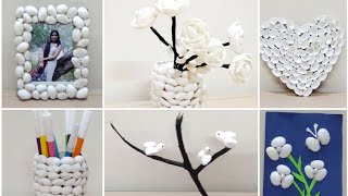 6 Home Decorating Ideas With Seashell  Seashell Craft Ideas  Easy Handmade Seashell Craft [upl. by Aikemit]