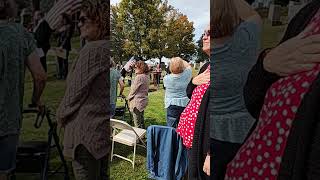 Planting of the Liberty Tree for America 250 PA Westminster Presbyterian Cemetery Mifflintown PA [upl. by Jarlen]