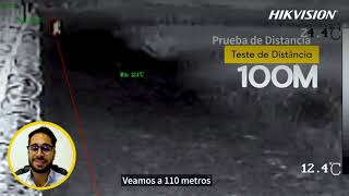 Cámara térmica modelo HeatPro DS2TD261710PA video de prueba POC  Hikvision LATAM [upl. by Chelsey]