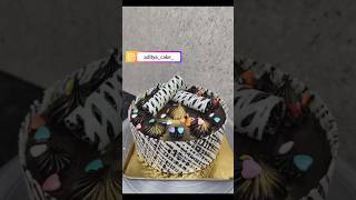 Satisfying chocolate cake design tutorial  chocolate cake design  shorts ytshorts shortsfeed [upl. by Hammer]