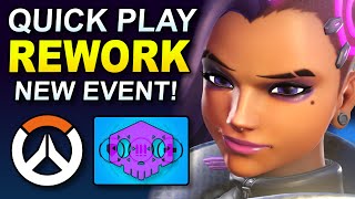 HUGE Quick Play Changes  Overwatch 2 Quick Play Hacked Event [upl. by Maighdlin]