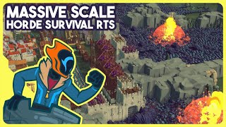 Massive Scale Horde Survival RTS  Diplomacy Is Not An Option [upl. by Elrod]