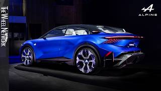 Alpine A390β Reveal – 2025 Alpine A390 EV SUV Preview  Exterior Interior  2024 Paris Motor Show [upl. by Hoeg]