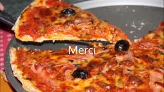 Pizza recette facile Easy pizza recipe [upl. by Eitsyrc]