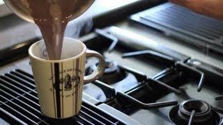 Hot Chocolate Using Sweetened Condensed Milk  Cooking With Chocolate [upl. by Aicenod]