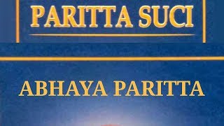 PARITTA  ABHAYA PARITTA [upl. by Narat]