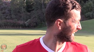 FUNNY Dillon Phillips interrupts interview on a golf buggy  Charlton Athletic [upl. by Esmond]