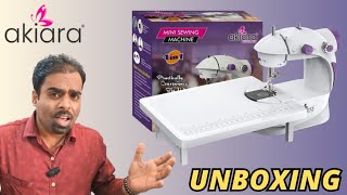 ❤️Akiara Sewing Machine Unboxing amp Review  Sewing Machine  Amazing Plastic For Home amp Personal Use [upl. by Anaiv]