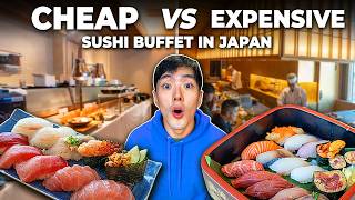 Cheap VS Expensive Sushi Buffet in Japan [upl. by Saqaw]