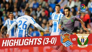 Highlights Real Sociedad vs CD Leganes 30 [upl. by Guglielmo]