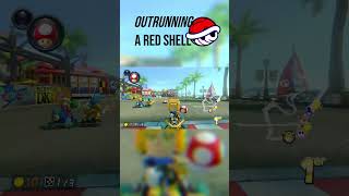 OUTRUNNING a Red Shell  Mario Kart 8 Deluxe [upl. by Ellives]