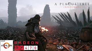 Athlon 3000G  RX 470 All Settings  A Plague Tale Innocence [upl. by Ilenna]