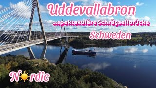 🇸🇪Schweden❤️Uddevallabron eine spektakuläre Schrägseilbrücke sweden travel video [upl. by Haianeb]