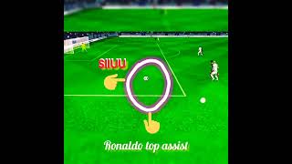 Ronaldo top assist for Neymar JRCR7 fan like 👍here shorts viralvideo dream league soccer game [upl. by Annamarie]