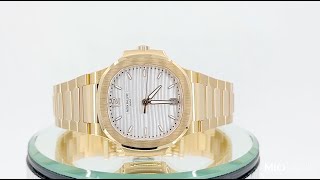 Patek Philippe 71181R001 Nautilus Selfwinding Rose gold Watch [upl. by Anaujd]