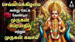 Tuesday Powerful Murugan Suprabatham And Muruga Kavasam  Murugan Bakthi Padalgal [upl. by Laerdna]