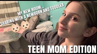 Room Tour Single Teen Mom Of Two Under Two Mckayla Adkins [upl. by Finn928]