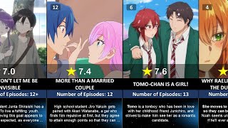 Top 15 new romance anime in 202324 that you must watch  Best romance anime to watch in 2024 [upl. by Onej]